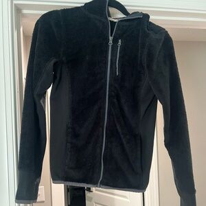 Womens Black Fleece Jacket